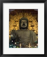 Framed Great Buddha Statue in TodaiJi Temple, Japan