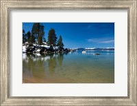 Framed Scenic View of Lake Tahoe, California