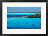 Framed Bungalows on the Beach, Bora Bora, French Polynesia