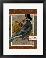 Framed Autumn Crow