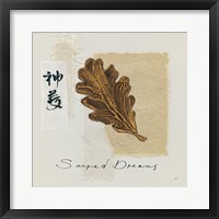 Bronze Leaf II Sacred Dreams Framed Print