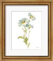 Framed Floursack Florals on White III