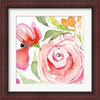 Framed 'Bloom to Remember IV' border=