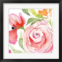 Framed 'Bloom to Remember IV' border=