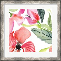 Framed 'Bloom to Remember III' border=