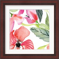 Framed 'Bloom to Remember III' border=