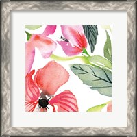 Framed 'Bloom to Remember III' border=