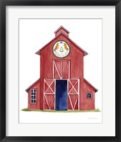Life on the Farm Barn Element II Framed Print