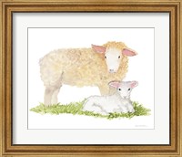 Framed 'Life on the Farm Animal Element III' border=