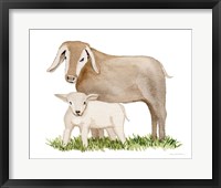 Life on the Farm Animal Element II Framed Print