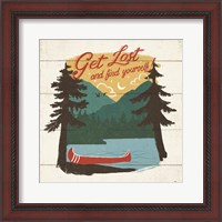 Framed 'Vintage Lake V' border=