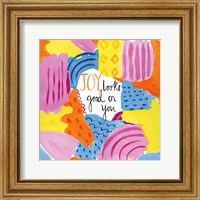 Framed 'Abstract Affirmations IV' border=