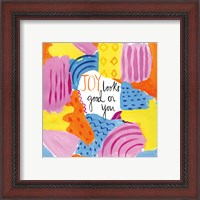 Framed 'Abstract Affirmations IV' border=