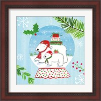 Framed 'Snow Globe Animals II' border=