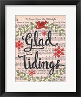 Framed Glad Tidings