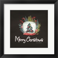 Framed Merry Christmas Candle