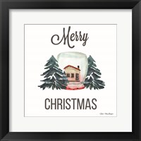 Framed Christmas Candle