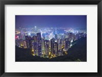 Framed China, Hong Kong, Overview of City at Night