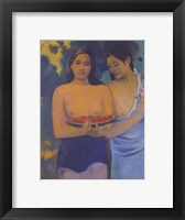 Framed Two Women from Tahiti