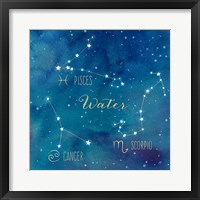 Framed Star Sign Water