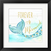 Mermaid Tale I Framed Print