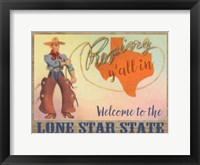 Framed Lone Star State