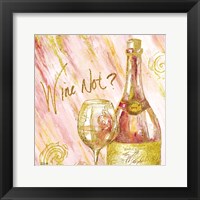 Rose All Day II - Wine Not? Framed Print