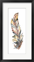 Tribal Feather Single I Framed Print