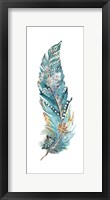 Tribal Feather Single III Framed Print