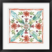 Simply Petals XI Warm Framed Print