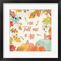 Framed 'Falling for Fall III' border=