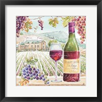 Framed Wine Country IV