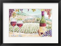 Framed Wine Country I