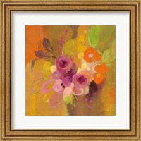 Framed 'Small Bouquet I' border=