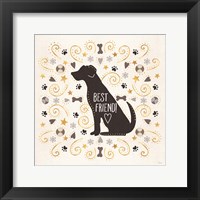 Otomi Dogs III Neutral Framed Print