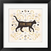 Framed Otomi Cats II Neutral