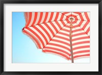 Framed Beach Umbrella and Sky