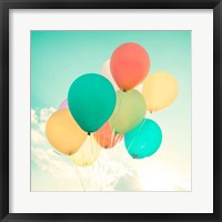 Framed Colorful Balloons