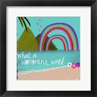 Framed Wonderful World
