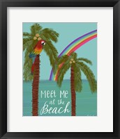 Framed Meet Me at the Beach