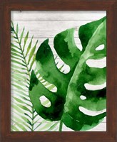 Framed 'Banana Leaf I' border=