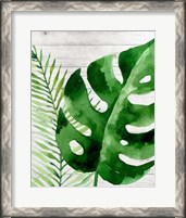 Framed 'Banana Leaf I' border=