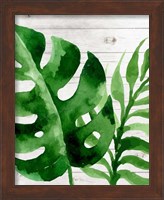 Framed 'Banana Leaf III' border=