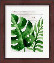 Framed 'Banana Leaf III' border=