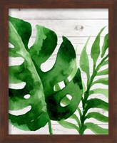 Framed 'Banana Leaf III' border=