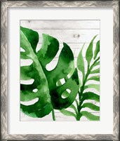 Framed 'Banana Leaf III' border=