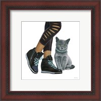 Framed 'Cutie Kitties V' border=