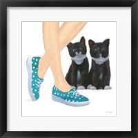 Cutie Kitties III Framed Print