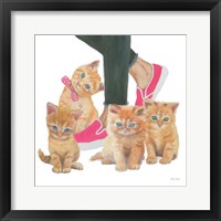 Cutie Kitties I Framed Print