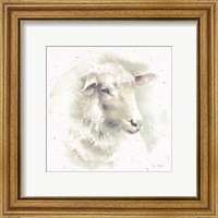 Framed 'Farm Friends IV Neutral' border=